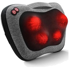 Deep Tissue Massage Pillow with Soothing Heat Perfect for Neck Shoulder Pain