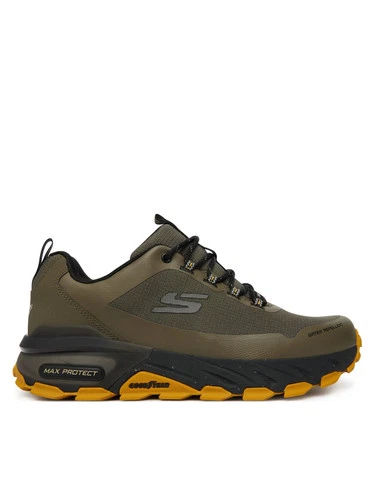 Skechers MAX Protect Shoes Mens Track Sole Goodyear Memory Water Repellent