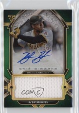 2024 Triple Threads Single Jumbo Relics Emerald 10/50 Ke'Bryan Hayes Auto 1bi3