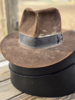 Penman Hat Indiana Jones Raiders of the Lost Ark Fedora 24 3/8 Handmade beaver