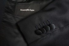 Ermenegildo Zegna Roma 100 Wool 2 Pc Tuxedo Jacket Pants Sz 42L