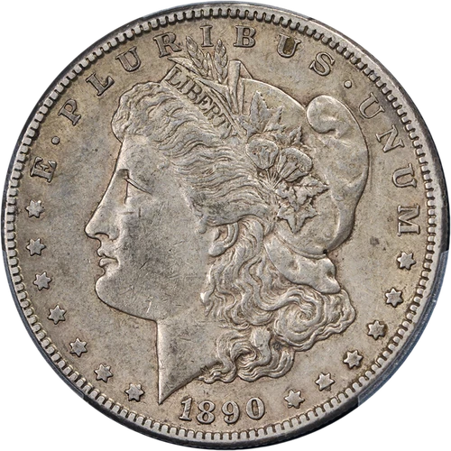 1890-CC Morgan Silver Dollar PCGS AU50 Great Eye Appeal Nice Strike