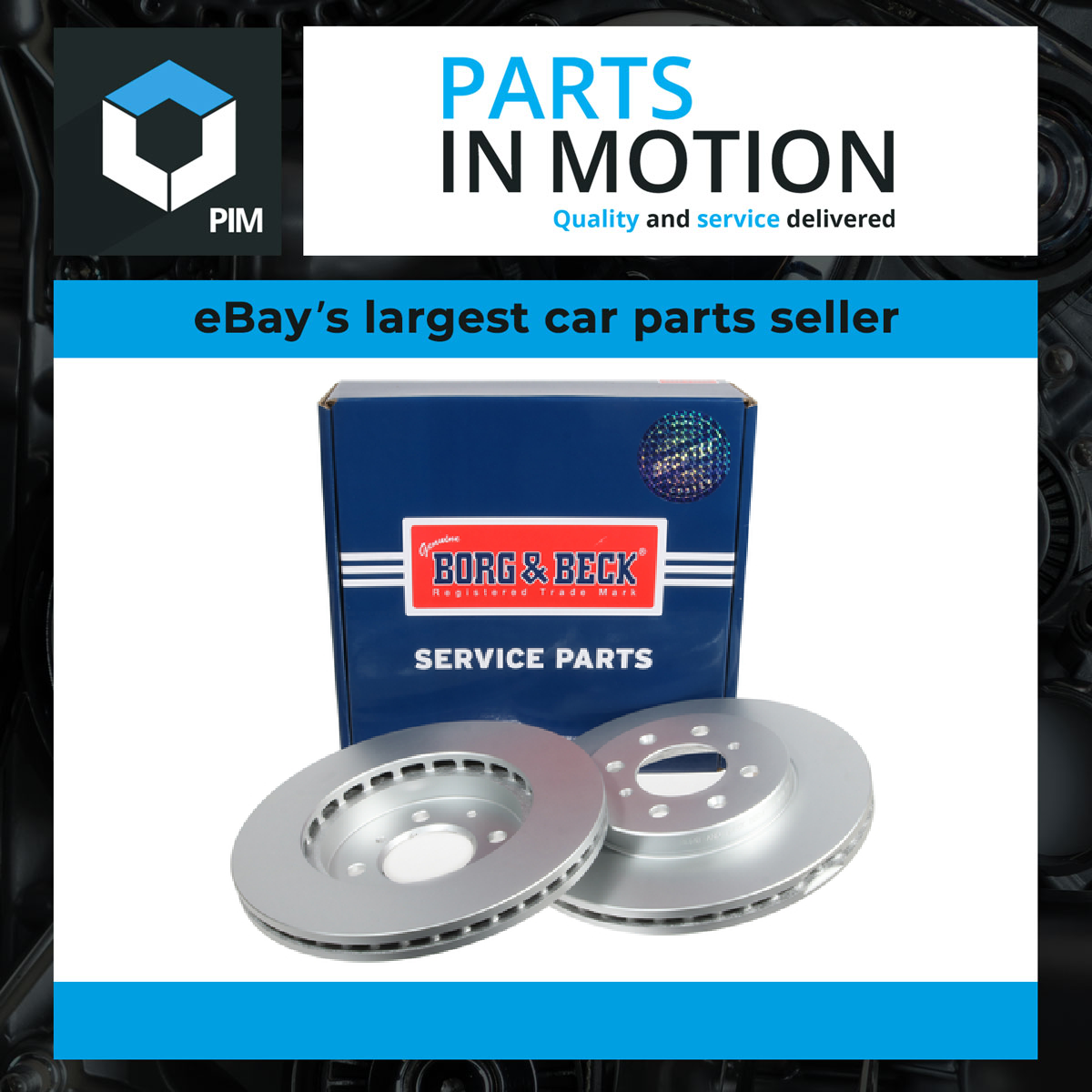 2x Brake Discs Pair Vented Front 258mm BBD4716 Borg & Beck Set 45251SAAG50 New