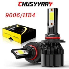 chusyyray 9006 LED Headlight Bulbs Conversion Kit Low Beam 6000K 10000LM 2Pcs
