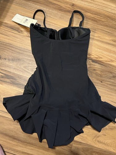 Profile by Gottex Tutti Frutti Sweetheart Bandeau Swim Dress, Black Size 6 $148 - Picture 5 of 8