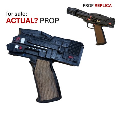Battlestar Galactica Colonial Blaster Genuine? Prop, from the Greg Jein estate.