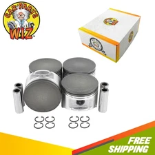 Engine Piston Set Fits 89-92 Nissan 240SX Axxess 2.4L KA24E