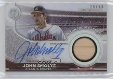 2022 Topps Tribute Stadium Signatures 24/50 John Smoltz #TSS-JS Auto HOF 6fs