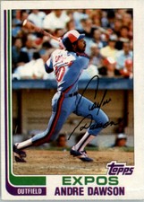 1982 Topps #540 Andre Dawson Montreal Expos Chicago Cubs HOF