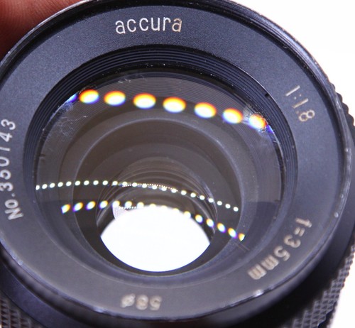 Accura 35mm F1.8 Formula By Mitake Japan M42 Pentax Mount Lens 35/1.8 Fast Rare! - Picture 5 of 16