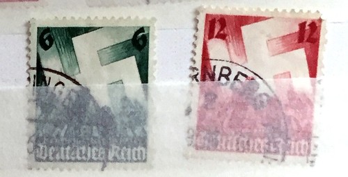 Deutsches Reich, 1938, Michelnr. 632 und 633, gestempelt