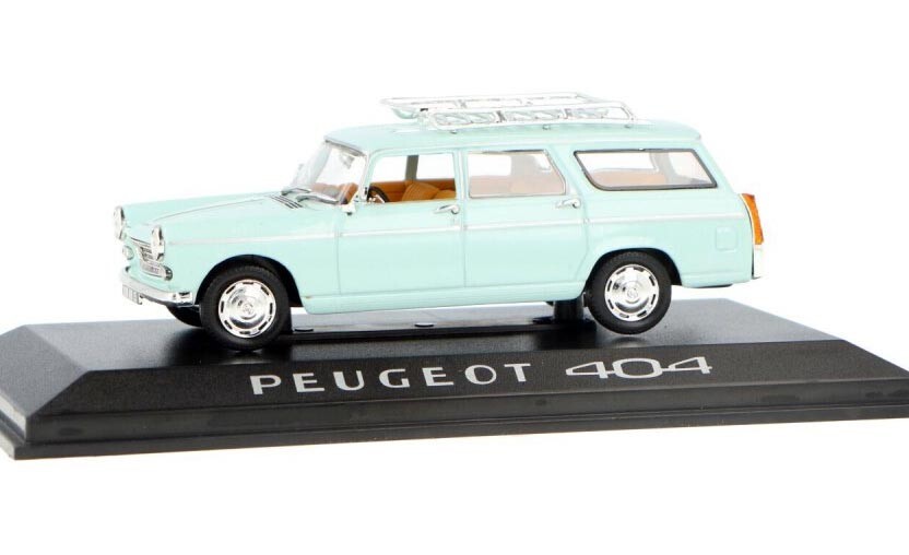 Norev 1/43 PEUGEOT 404 BREAK 1966 (Light Blue) Diecast Model Car