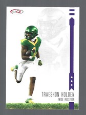 2025 SAGE Purple Low Series #50 Traeshon Holden Oregon Ducks Football Card