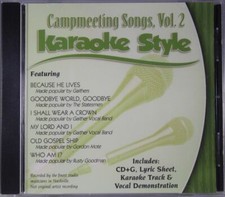 Campmeeting Songs Volume 2 Christian Karaoke Style NEW CD G Daywind 6 Songs