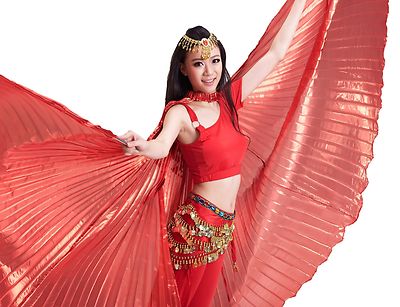 Belly Dance Isis Wings Egypt Isis Wings Dance Costume Festival Stage Props