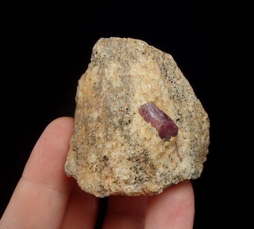 CORUNDUM var. RUBY crystal on matrix - MADAGASCAR Ihorombe - Ihosy Distr /pj041 - Picture 7 of 14