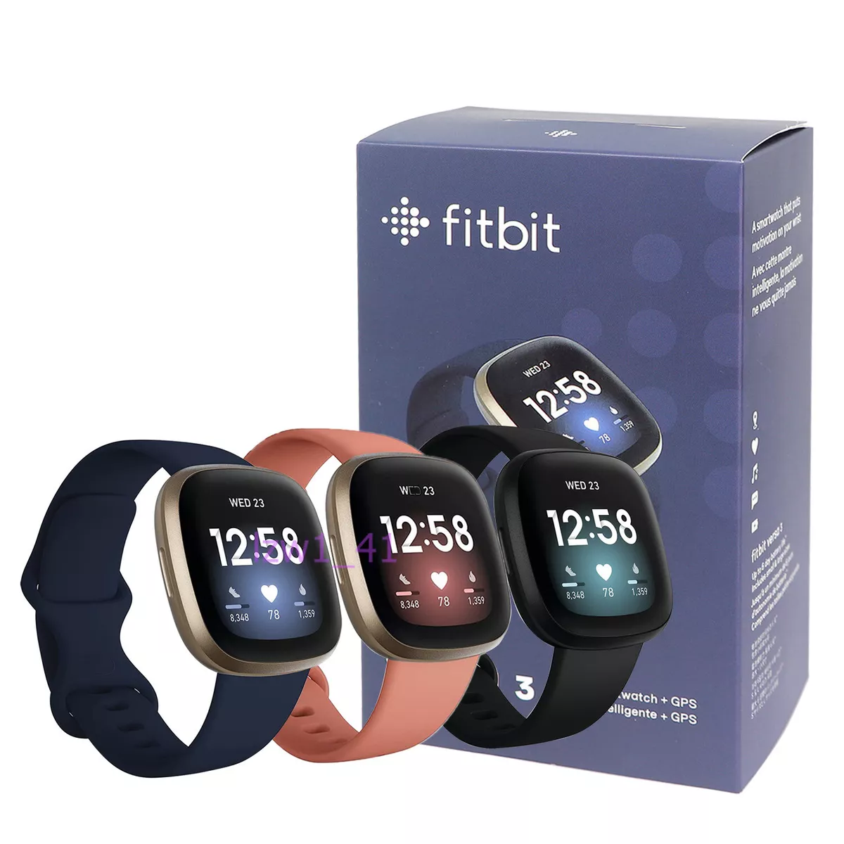 Fitbit Versa 3 Health & Fitness Smartwatch with GPS Authentic