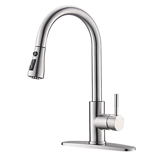 Grifo de cocina con rociador desplegable para casa de campo cámper