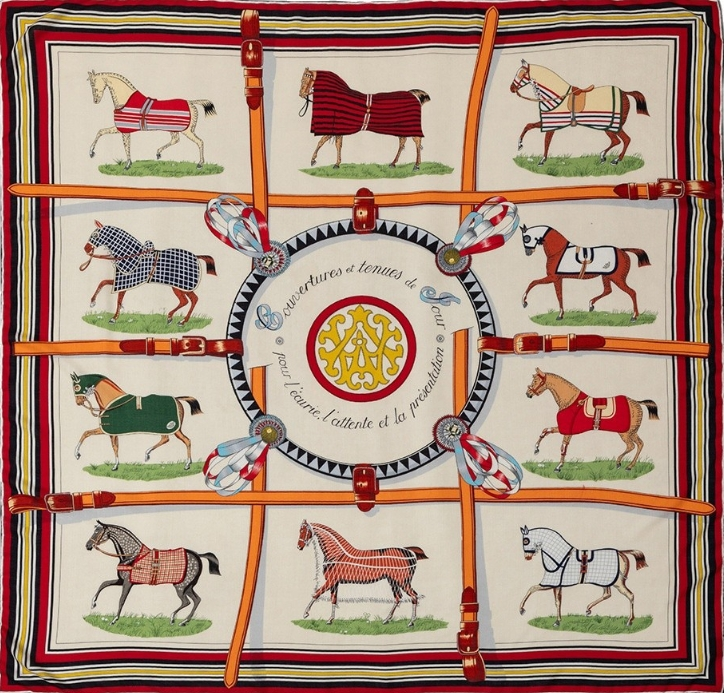 70% wool 30% silk square scarf 130cm fashionable double-sided printed scarf