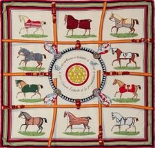 70% wool 30% silk square scarf 130cm fashionable double-sided printed scarf