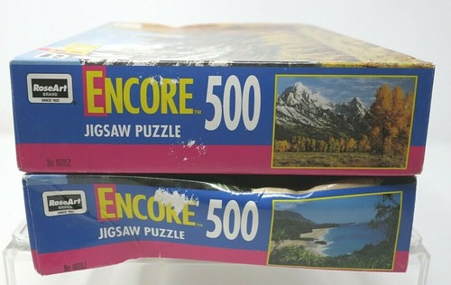 Zugabe Puzzle 2er Set Lumahai HI & Grand Teton Park 500 Teile Neu im Karton - Bild 4 von 8