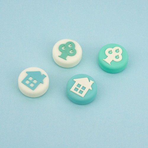 Tapas de agarre para pulgar GeekShare para Nintendo Switch / Switch OLED /LITE 4 PIEZAS TreeHouse - Imagen 4 de 10