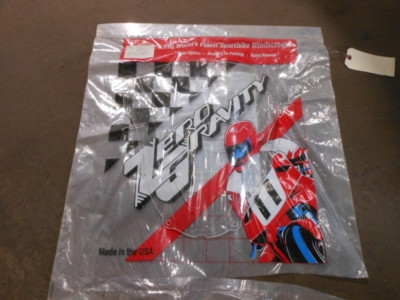 NOS Zero Gravity Double Bubble Windscreen Fit Kawasaki 03-04 ZX6