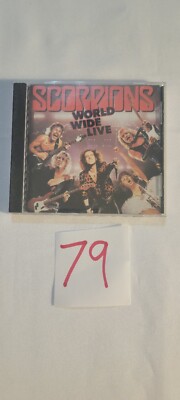 The Scorpions CD World Wide Live album Rock Music 1985 PolyGram Very Good