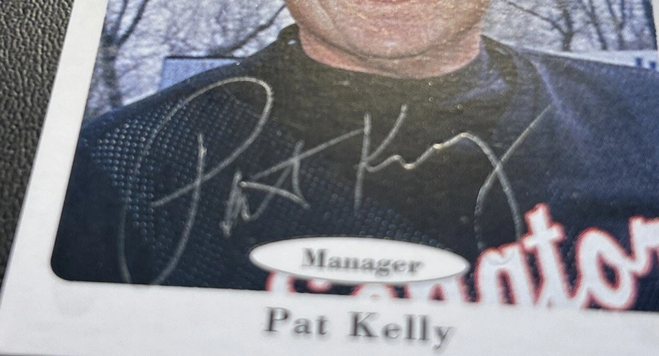 Conjunto de equipo 1995 #30 Pat Kelly Harrisburg Senators autógrafo firmado (DR31) SWSW6 Foto 2 de 3
