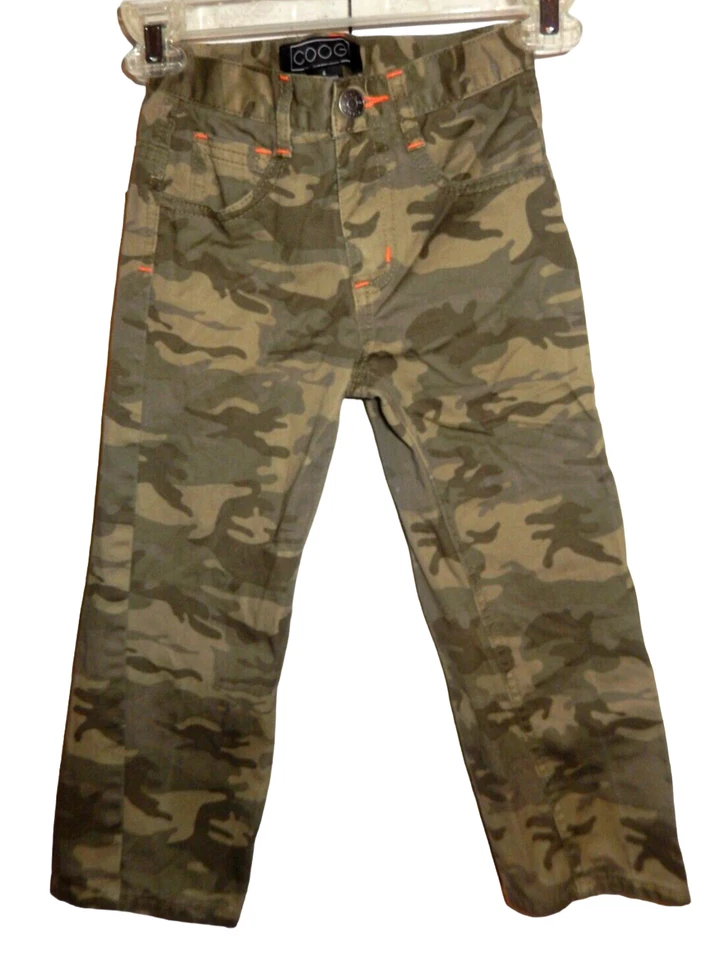 COOGI зеленый камуфляж брюки ребенка ясельного возраста мальчика 4 (21 x 17) - Изображение 2 из 4