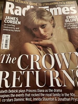 Radio Times - 5 November 2022 James Cordon Emily Blunt Elizabeth Debicki