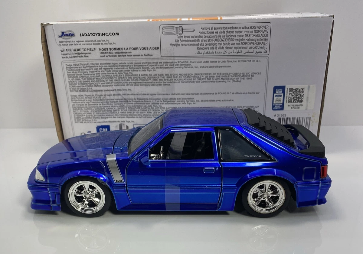 JADA DUB BIGTIME MUSCLE 1 24 Scale 1989 FORD MUSTANG GT VERY