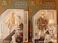 Star Wars Black Series Hoth Luke & Han Solo Archiv Lucasfilm 50. schneller Versand