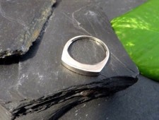 Schöner 925 Sterling Silber Ring Schlicht Große Größe Einfach Chice Eleganz Top