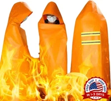 Capa ignífuga, capa de escape de incendios, capa de fibra ignífuga extra grande