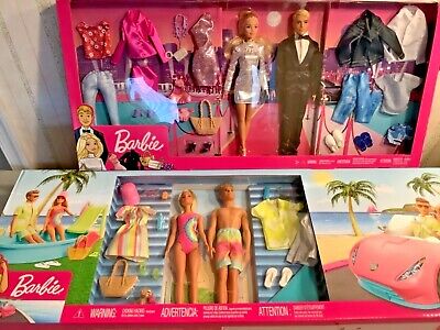 Barbie Pool /& Car Bundle Play-set Pool Car Ken Barbie Beach Dolls *New*