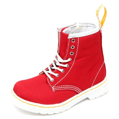 Baskets Dr. Martens D6856 Femme - Rouge, Taille 37, Neuf Sans Boîte, Tissu