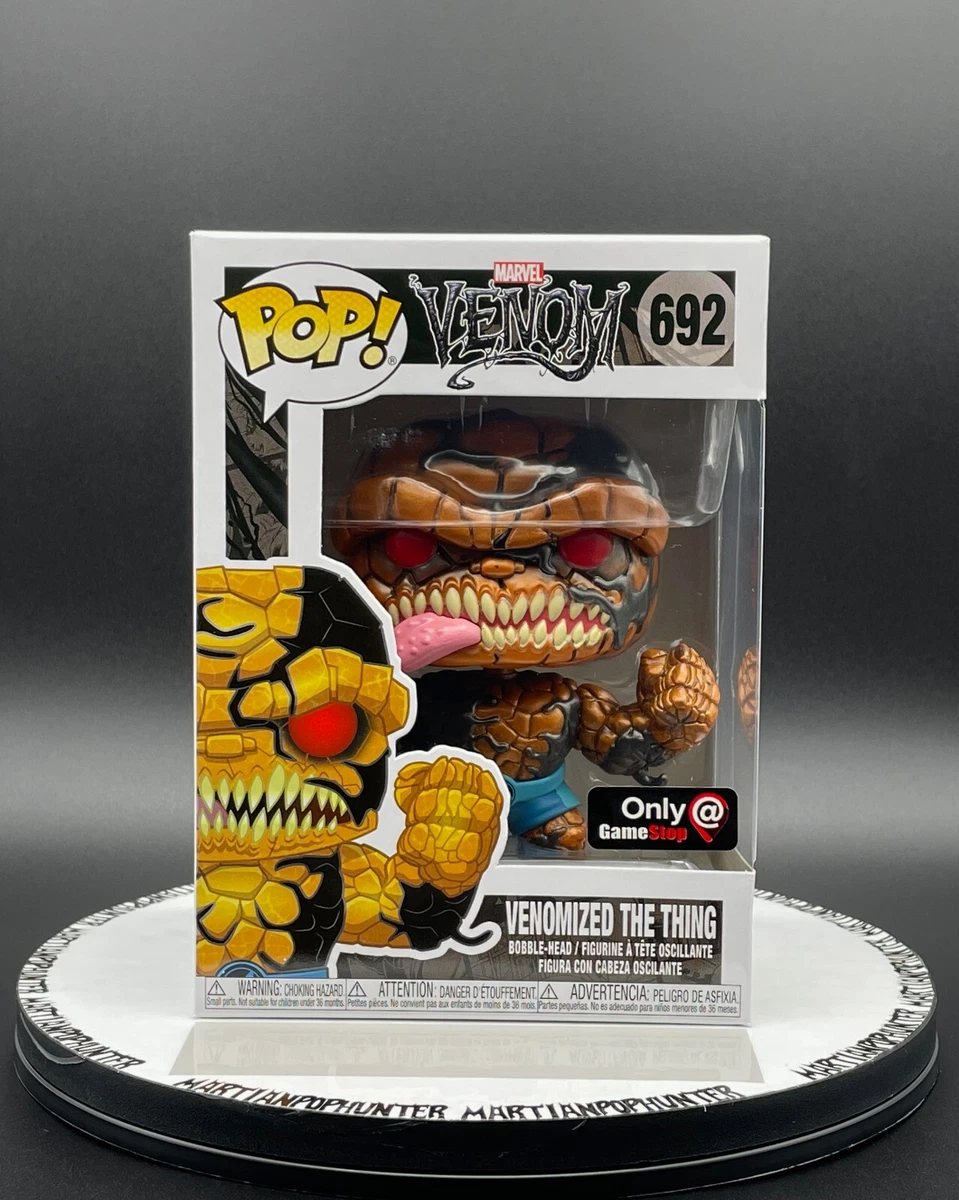 Funko Pop Venom Gamestop Exclusive Venomized The Thing Metallic