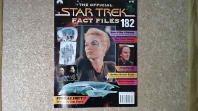 THE OFFICIAL STAR TREK FACT FILES #182 MAGAZIN GEBRAUCHT - TOP ZUSTAND