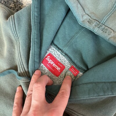 2023 SUPREME OVERDYED S LOGO HOODED SWEATSHIRT MiDWEiGHT 2023 SUPREME OVERDYED S LOGO HOODED SWEATSHIRT MiDWEiGHT