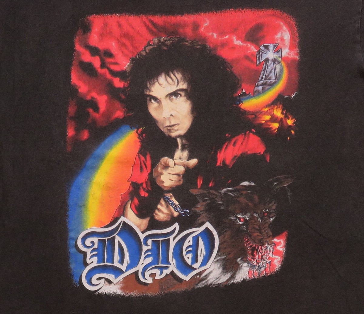 DIO Tシャツ L ディオ Rainbow BLACK SABBATH 在籍 DIO Tシャツ L ディオ Rainbow BLACK SABBATH 在籍