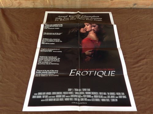 1994 Erotique Original Movie House Full Sheet Poster 