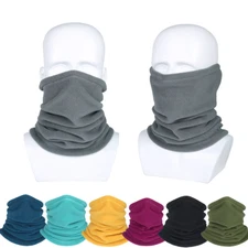 Winter Neck Warmer Gaiter for Cold Weather Fleece Neck Scarf Half Face Mask