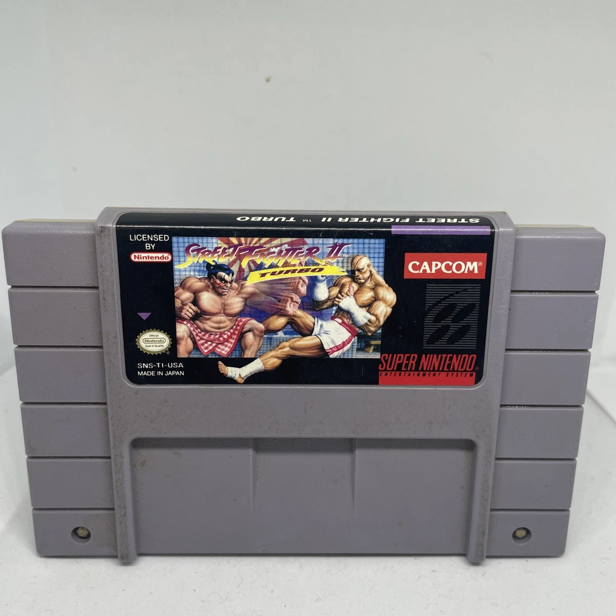Street Fighter II 2 Turbo Super Nintendo SNES Authentic Game