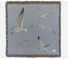 Taylor Swift  1989 Seagull Woven Blanket In Hand Size 48” X 48”