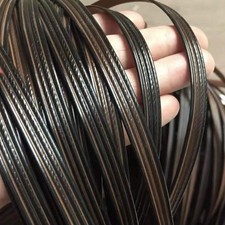 CTK Brown Flat Synthetic Rattan Repair Materials, Plastic Rattan Wicker Repai...