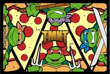 Buckle-Down TMNT Turtle Battle Poses/Pizza Placemat