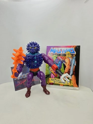 Vintage Spikor & Mini Comic Motu He-Man Masters of the Universe Figure Complete
