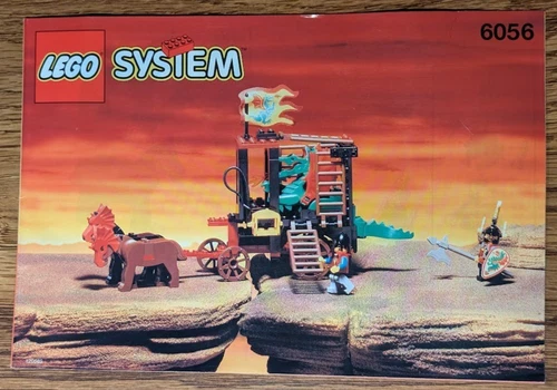LEGO Castle: Dragon Wagon (6056), 100% complete, partial box, cool dragon