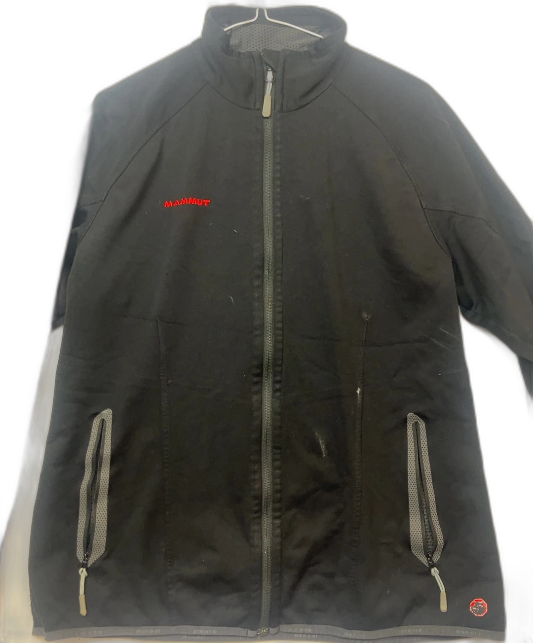 Mammut Black Softshell Jacket size XXL Mens Outdoor Hiking Outerwear